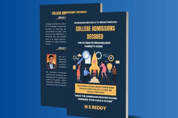 “Renowned Educator N S Reddy Unveils ‘College Admissions Decoded’ – A Must-Read Book for Parents and Students”