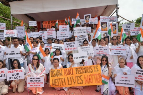 Peaceful Protest to save the integrity of Manipur     