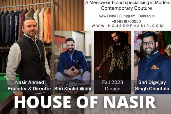 Celebrated Fashion Maestro Nasir Ahmed Redefines Luxury Menswear with Timeless Elegance and Contemporary Flair
