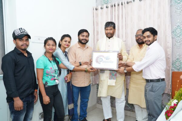 Beat of Life Entertainment Team Meets Pashupati Paras, the Union Minister of the Indian Government