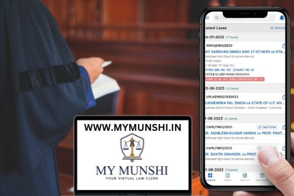 Now Lawyers Can Manager Their Court Cases With MyMunshi App- A Virtual Law Clerk
