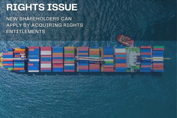 Seacoast Shipping Services’ Rights Issue: New shareholders can apply by acquiring Rights Entitlements