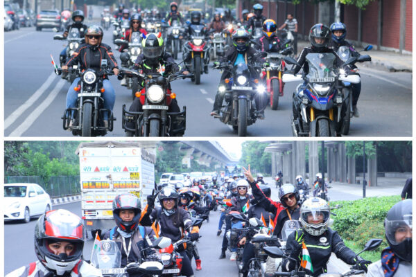The biggest Independence Day bike ride in Delhi NCR was done by Women this year