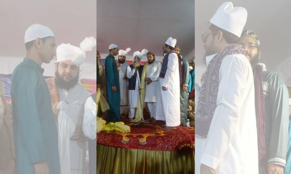 Mufti Ghulam Jilani Manzari Awarded Khilafat by Hazrat Tauseef Miyan Dargah Ala Hazrat Bareilly Shareef