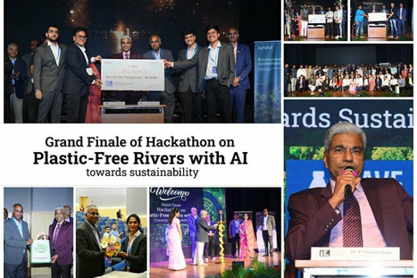 “Hackathon on Plastic-Free Rivers with AI” Grand Finale Concludes Successfully at REVA University