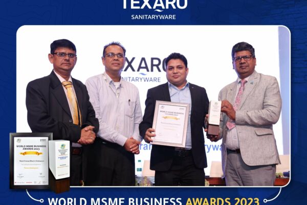 Texaro Sanitaryware Awarded ‘Fastest Growing Brand in Indian Sanitaryware Industry’ by WASME, Reinforces Commitment to Innovation and Quality