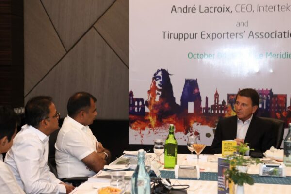 THE FUTURE OF SUSTAINABILITY IS NOW: Intertek CEO top-to-top meeting with knitwear industry leaders in Tiruppur