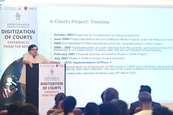 Vinayaka Mission’s Law School proudly hosted the 1st Lecture of the Center for Justice through Technology’s (CJT)
