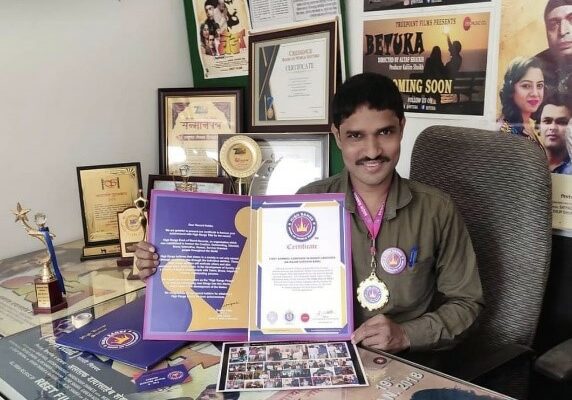 Altaf Dadasaheb Shaikh Makes History: Receives London World Book of Record Award from Postman