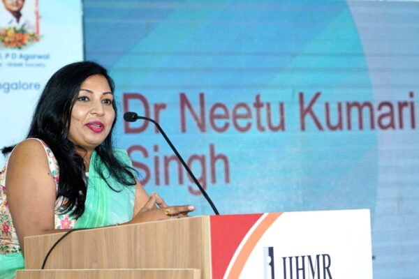 Dr. Neetu Kumari Singh Ignites Inspiration at IIHMR Bangalore’s Alumni Meet 2023