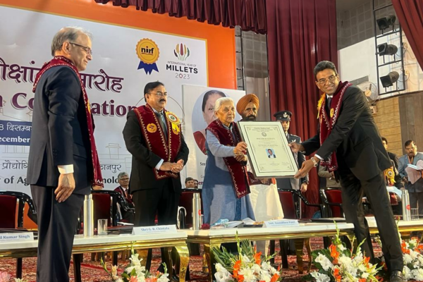 NSL Group Chairman Mandava Prabhakar Rao conferred with Honorary Doctorate 