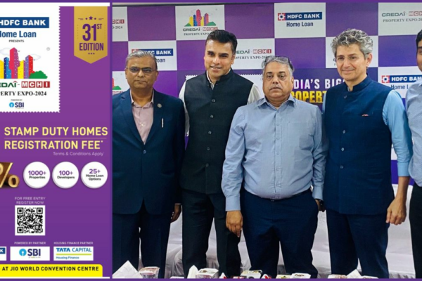 CREDAI-MCHI announces zero stamp duty & registration charges for all home sales at India’s Largest Property Expo 2024, Jan 26-28, Jio World Convention Centre, Mumbai