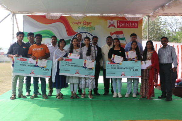 Ignite IAS Academy Celebrates Republic Day with Scholarships for Meritorious Students