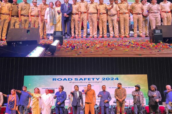 Ravi Gaikwad,RTO THANE ,DM FOUNDATION,BRAMHAKUMARIS work towards campaign of Road Safety.