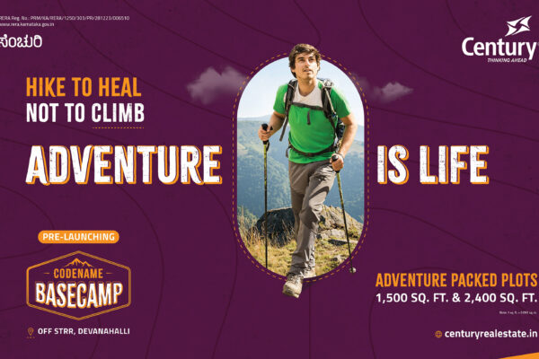 Century Real Estate sells out Phase 1 of adventure-themed plotted development Codename Basecamp within 24 hours of Pre-Launch