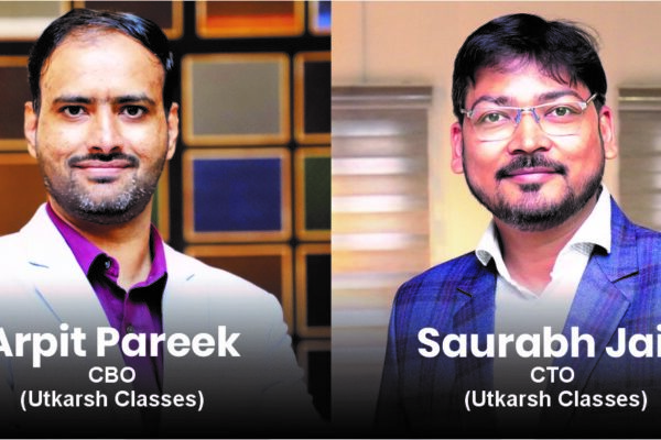 Utkarsh Classes promotes Arpit Pareek as CBO; and Saurabh Jain as CTO