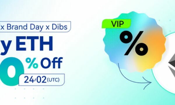 CoinEx Offers 50% Discount on Buying ETH for the 2nd Brand Day and Presents a New Feature “CoinEx Dibs”