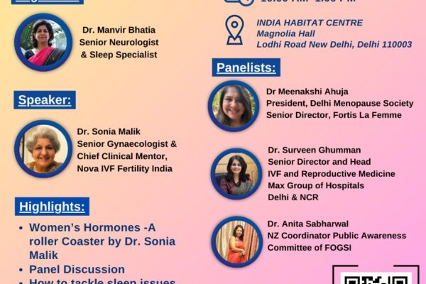 Dr. Manvir Bhatia demystifies the Connection Between Women’s Hormones and Sleep in Exclusive Educational Session