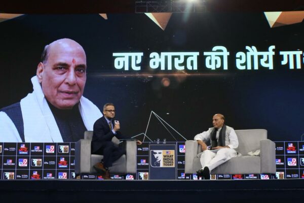 “Our armed forces are prepared to defend our borders against any threat: Rajnath Singh at TV9 Bharatvarsh Satta Sammelan