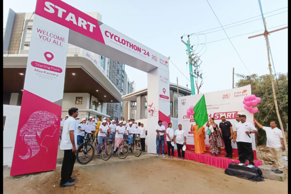 Kauvery Hospital Trichy Organizes Cyclothon for International Women’s Day with Holy Cross College Trichy