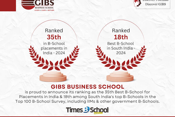 GIBS Business School Achieves Outstanding Rankings in Times B School Survey 2024