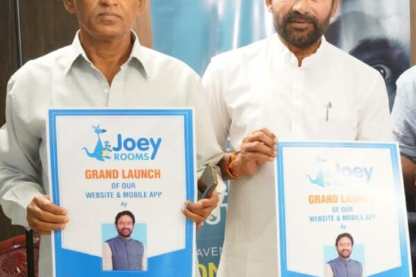 A New Era in Hospitality : Central Tourism Minister Kishanreddy Launches India’s First Mobile App for Daily, Weekly, and Monthly Stays in P.G,Hostels & Hotels.