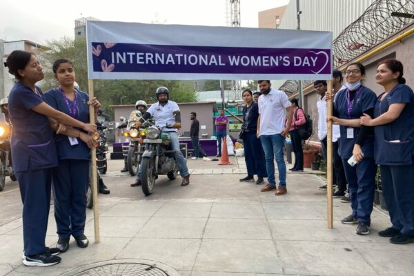 Madhukar Rainbow Children’s Hospital Organized a Bike Rally on the Occasion of International Women’s Day 2024