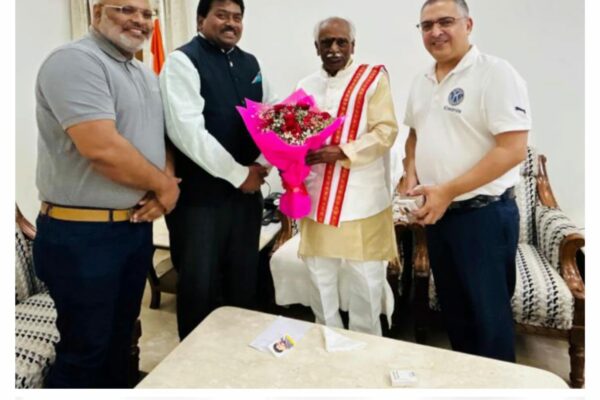 KIWANIS INTERNATIONAL INDIA TEAM MEETING WITH HONOURABLE GOVERNOR OF HARYANA SRI BANDARU DATTATREYA