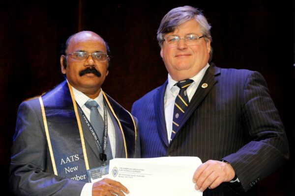 Renowned Surgeon Dr. Lokeswara Rao Sajja Honored with AATS Recognition for Cardiothoracic Surgery Mastery