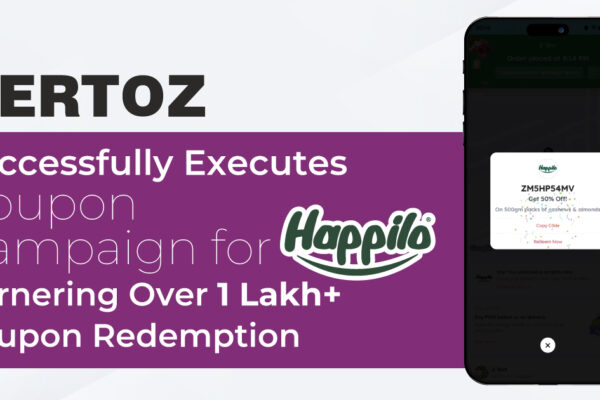 Vertoz Successfully Executes Coupon Campaign for Happilo, Garnering Over 1 Lakh+ Coupon Redemption