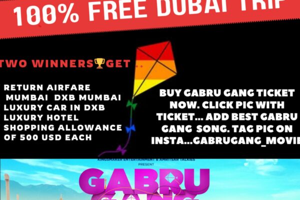 Sameer Khan’s Gabru Gang promises two  viewers an all-expenses paid trip to Dubai!