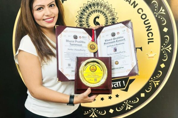 Pioneers of Hope: Neha Chaudhary’s Impact through the Bharat Pratibha Sammaan Awards