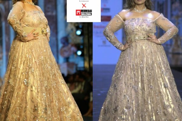 Anuja Zaveri walked the ramp for opening show at Bombay Times Fashion Week for Florian Foundation by Archunaa Jaiin and Mumbai Halchal by Dilshad Khan