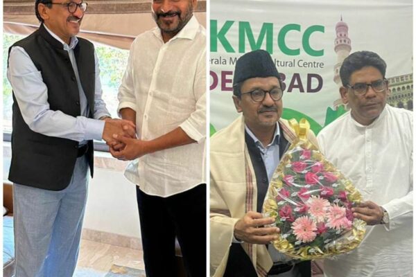 Kerala IUML President Janab Sayyid Sadiq Ali Shihab Thangal Visits Hyderabad to Discuss Upcoming Lok Sabha Elections