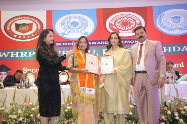 Renowned Psychic Healer Dr. Usha Bhatt Awarded Honorary Doctorate for Pioneering Contributions in Spiritual Healing and Psychic Tarot