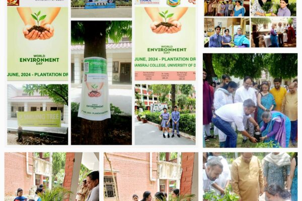 Smiling Tree, led by young Aarav & Alina Kwatra, Partners with IP College and Hansraj College for World Environment Day
