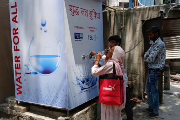 HSBC India with The Social Lab (TSL) and United Way Mumbai installs water kiosks to provide safe drinking water across five cities