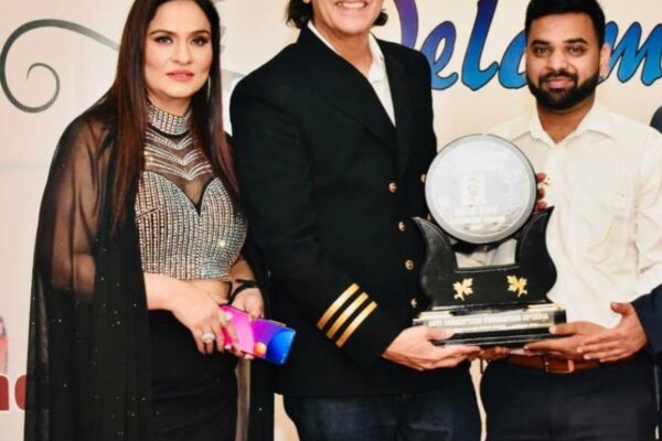 Esteemed Entrepreneur Vishal Kath Bestowed with Global Achiever’s Award by Chunky Panday