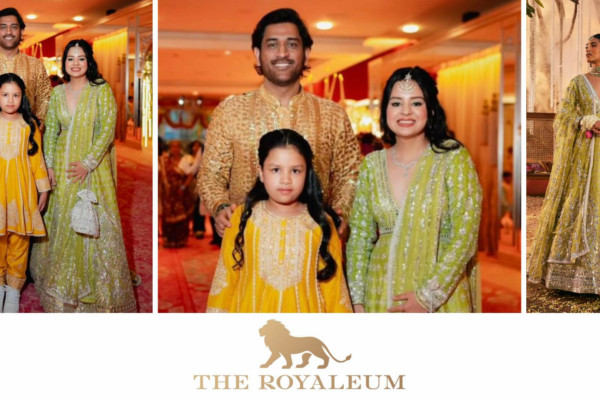 “Royaleum” Shines at Anant Ambani’s Wedding: Adorned by Mrs. Dhoni and Neeti Mohan