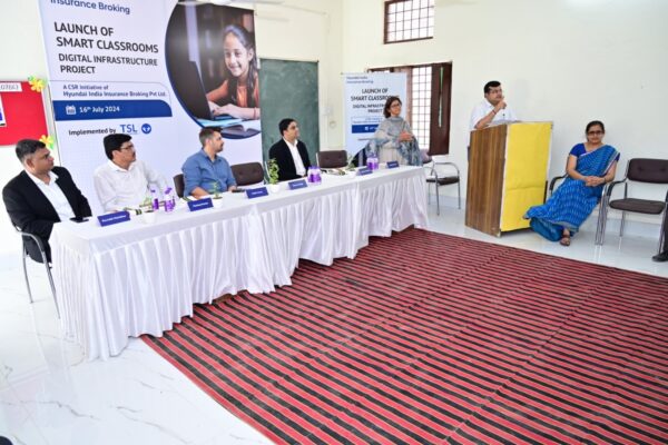 Hyundai India Insurance Broking (HIIB) Launches ‘Smart Classrooms’ Digital Infrastructure Project in Partnership with TSL Foundation