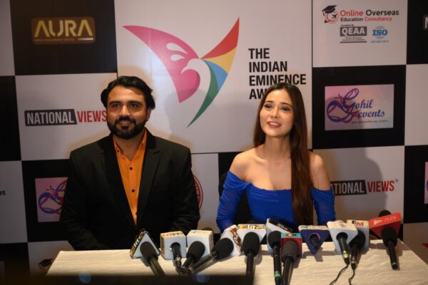 Dr. Bhavesh Parmar Organizes Prestigious Indian Eminence Award with Celebrity Guest Sara Khan