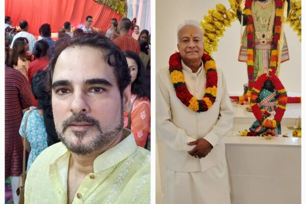 Ram Lala song Produced by Monjoy Joy Mukerji and Dr Etienne Premdani mesmerized devotees during Lord Ram Pran Prathishta at The Netherlands Sai Mandir