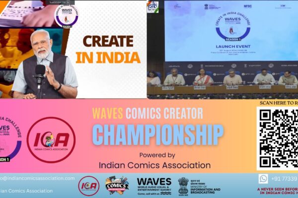 India’s Comics Industry Gains Momentum: Comics Creator Championship under ‘Create in India Challenges’ to revolutionize the industry.