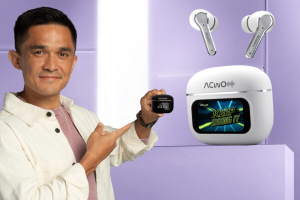 ACwO Launches Their First-Ever Original 1.45” Smart Touch Display Earbuds