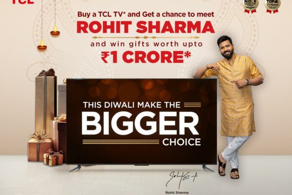 TCL offers an exciting chance to meet Rohit Sharma and win gifts worth up to Rs. 1 Cr. as part of festive campaign