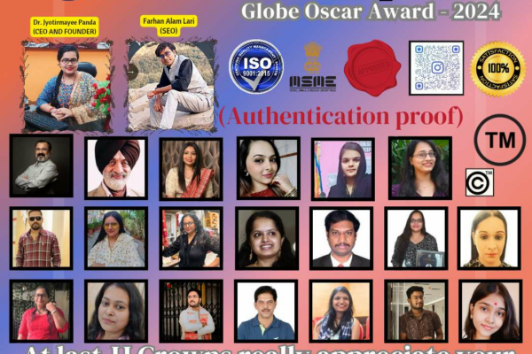 Celebrating Global Excellence: The Prestigious Golden Globe Oscar Award 2024 by JJ CROWNS