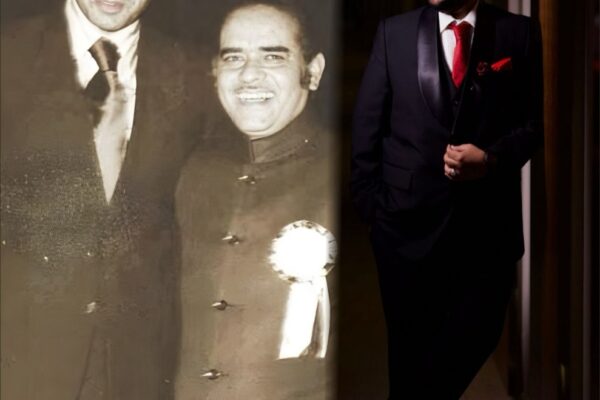 Shri Amitabh Bachchan Congratulates the newly weds Ali Akbar Sultan Ahmed & Malika on their Wedding Reception.