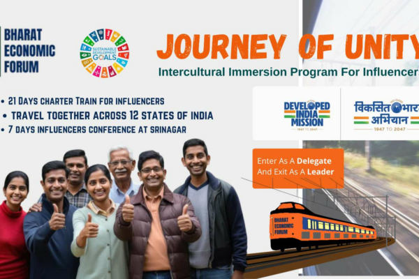 Bharat Economic Forum Announces Viksit Bharat Leadership Award 2024 and Pre-launches Journey of Unity, an Intercultural Immersion Program For Influencers