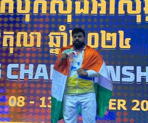 Sudhir Saxena Wins Bronze Medal for India at the Asian Kickboxing Championships