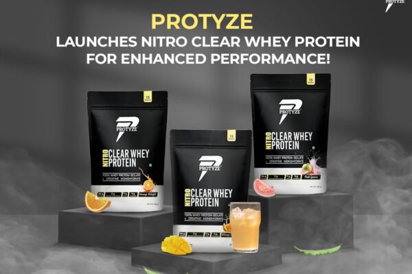 Protyze Launches Nitro Clear Whey Protein for Enhanced Performance